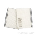 Pp Frosted Cover Protection Protection Spiral Grid Lines Notebook